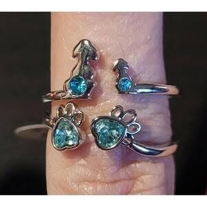 FRAGRANT JEWELS Dog Mom Ring Set Size 9 NWT